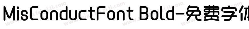 MisConductFont Bold字体转换